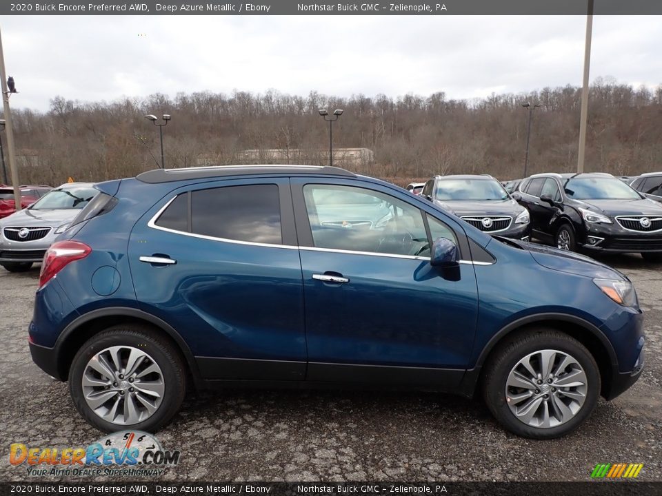 2020 Buick Encore Preferred AWD Deep Azure Metallic / Ebony Photo #4