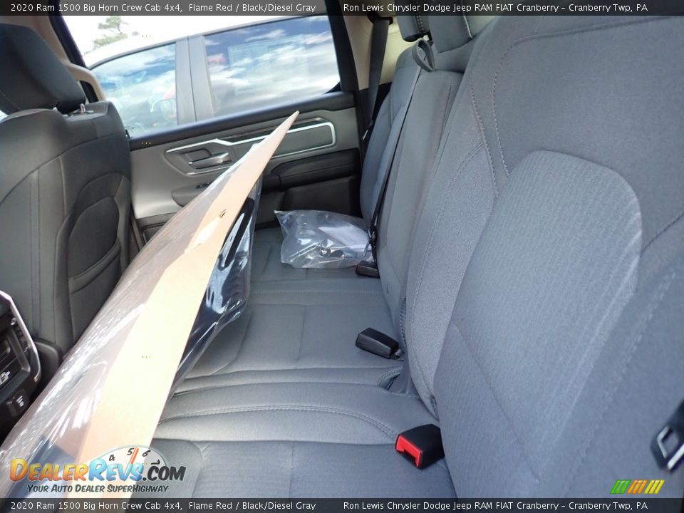 2020 Ram 1500 Big Horn Crew Cab 4x4 Flame Red / Black/Diesel Gray Photo #11