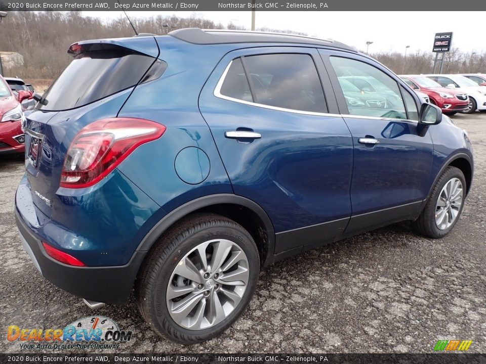 2020 Buick Encore Preferred AWD Deep Azure Metallic / Ebony Photo #5