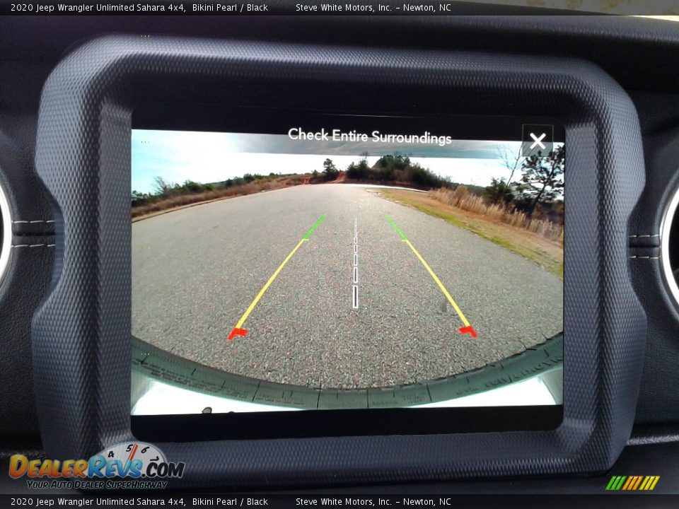 2020 Jeep Wrangler Unlimited Sahara 4x4 Bikini Pearl / Black Photo #27
