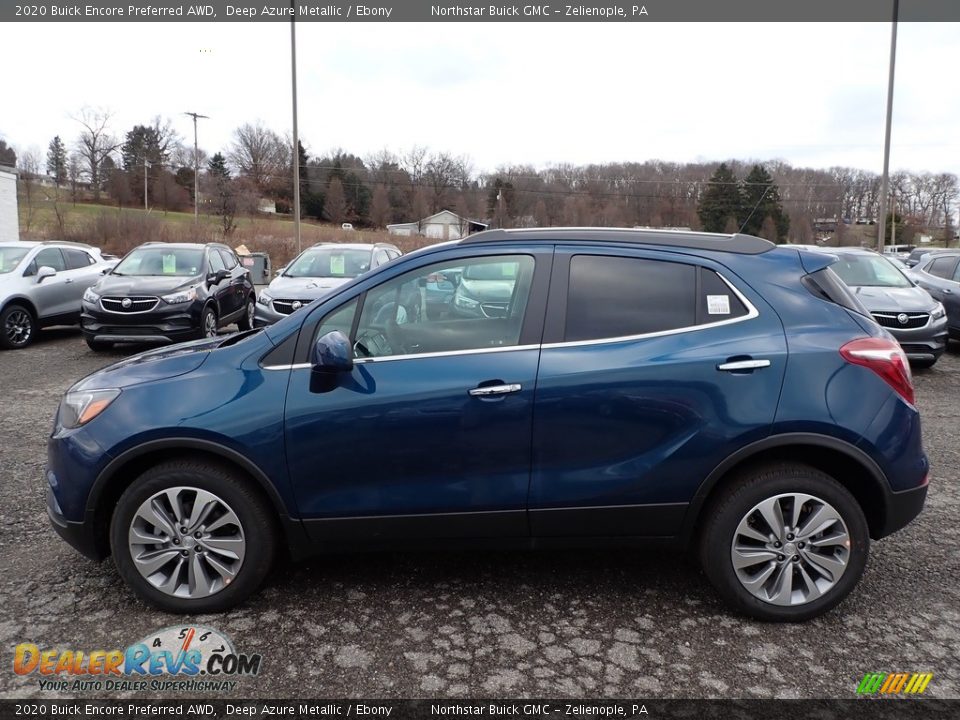 2020 Buick Encore Preferred AWD Deep Azure Metallic / Ebony Photo #9
