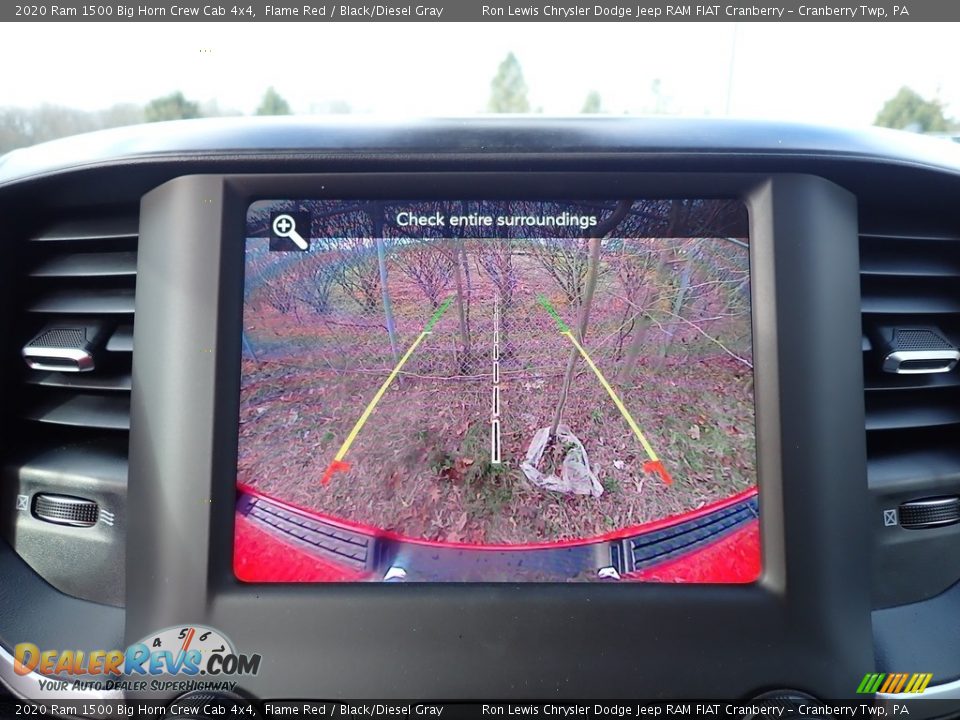 2020 Ram 1500 Big Horn Crew Cab 4x4 Flame Red / Black/Diesel Gray Photo #17