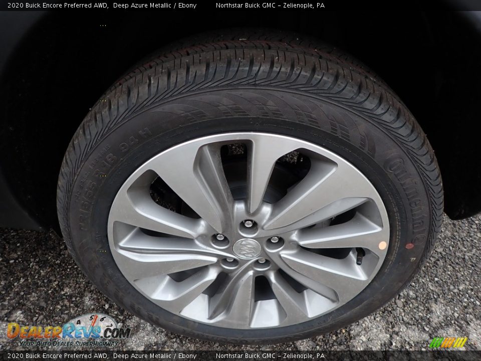 2020 Buick Encore Preferred AWD Deep Azure Metallic / Ebony Photo #10