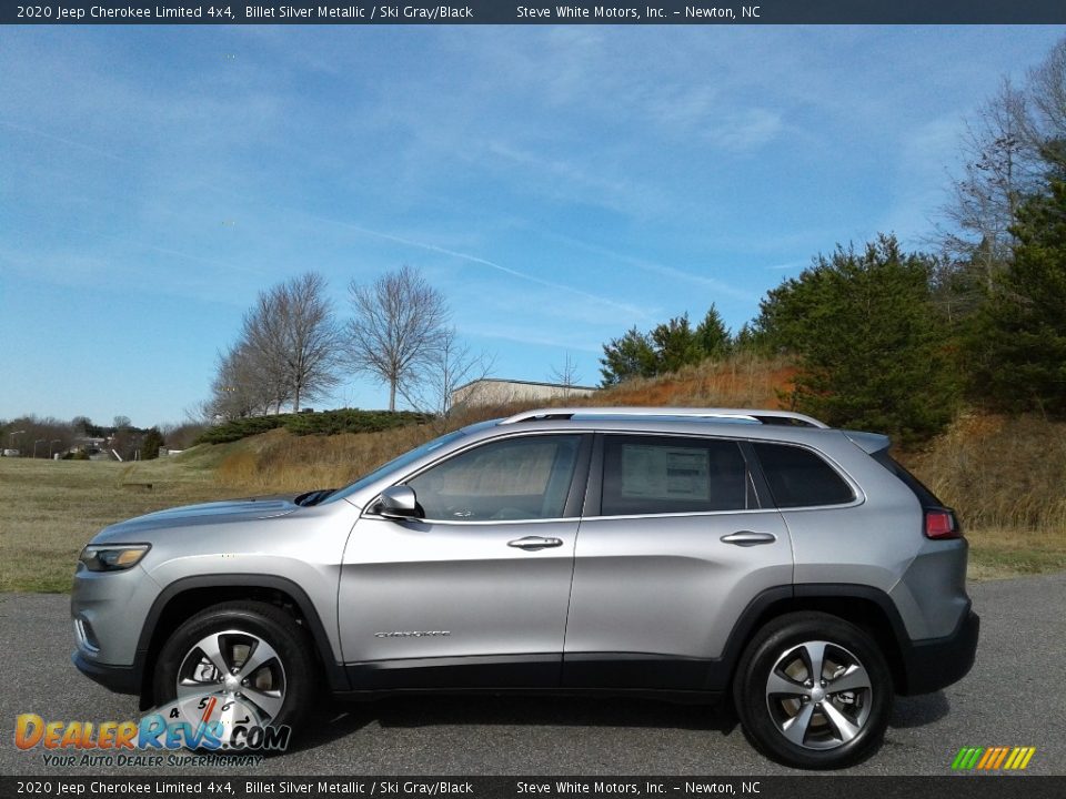 2020 Jeep Cherokee Limited 4x4 Billet Silver Metallic / Ski Gray/Black Photo #1