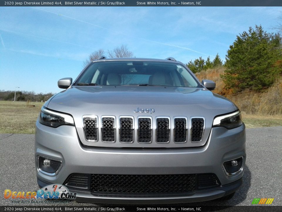 2020 Jeep Cherokee Limited 4x4 Billet Silver Metallic / Ski Gray/Black Photo #3