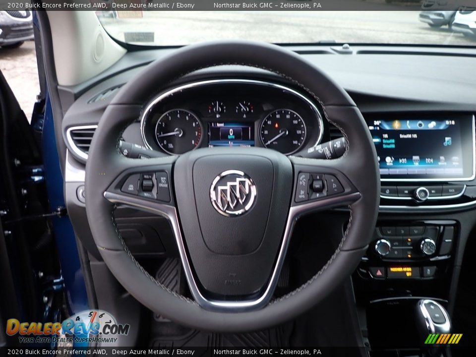 2020 Buick Encore Preferred AWD Deep Azure Metallic / Ebony Photo #17