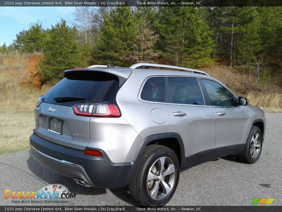2020 Jeep Cherokee Limited 4x4 Billet Silver Metallic / Ski Gray/Black Photo #6