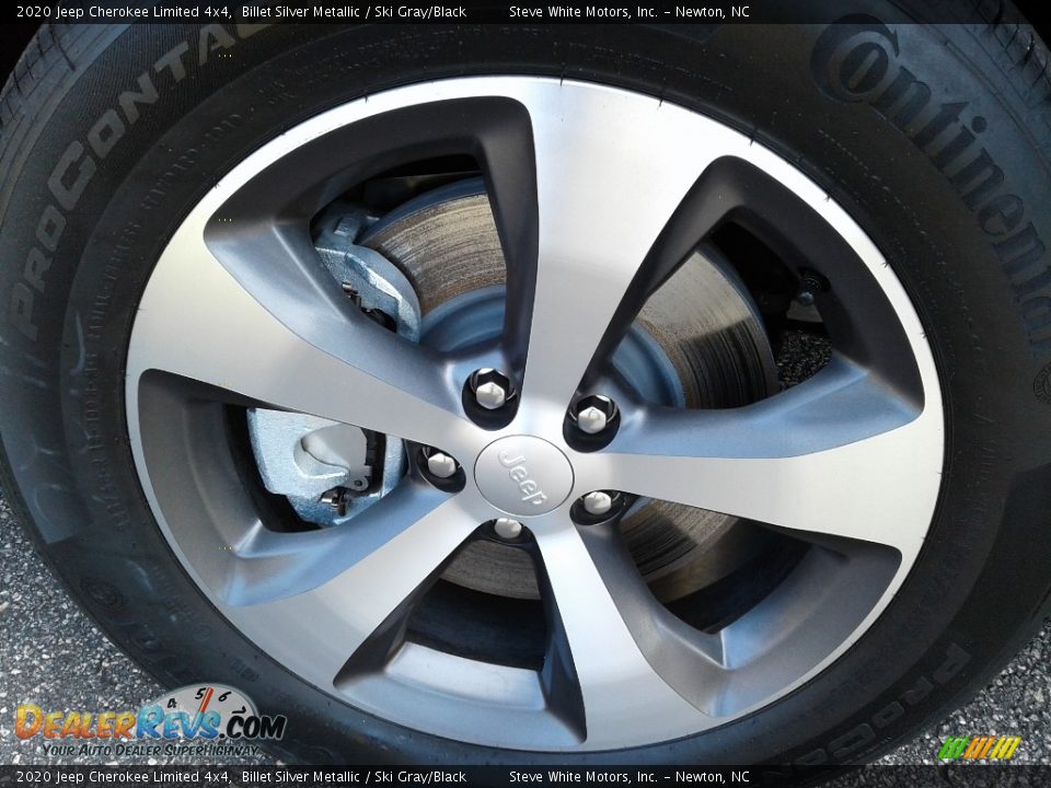 2020 Jeep Cherokee Limited 4x4 Billet Silver Metallic / Ski Gray/Black Photo #9