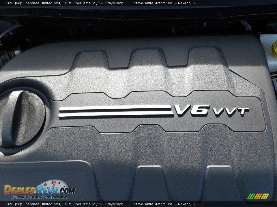 2020 Jeep Cherokee Limited 4x4 Billet Silver Metallic / Ski Gray/Black Photo #10