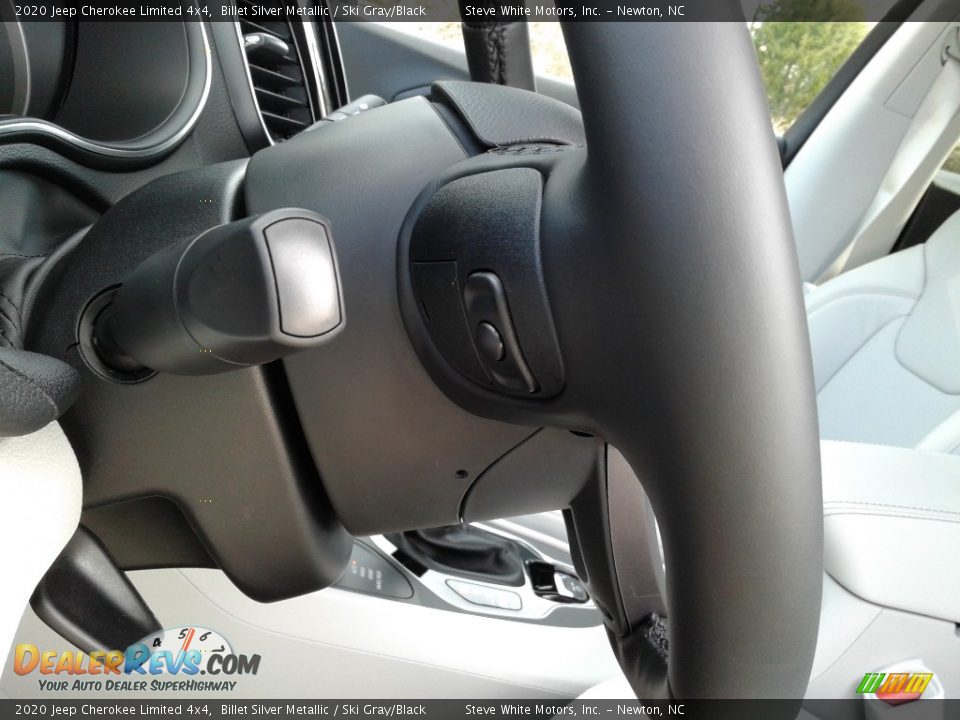 2020 Jeep Cherokee Limited 4x4 Billet Silver Metallic / Ski Gray/Black Photo #13