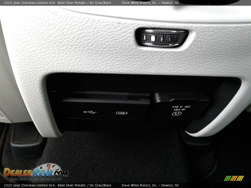 2020 Jeep Cherokee Limited 4x4 Billet Silver Metallic / Ski Gray/Black Photo #15