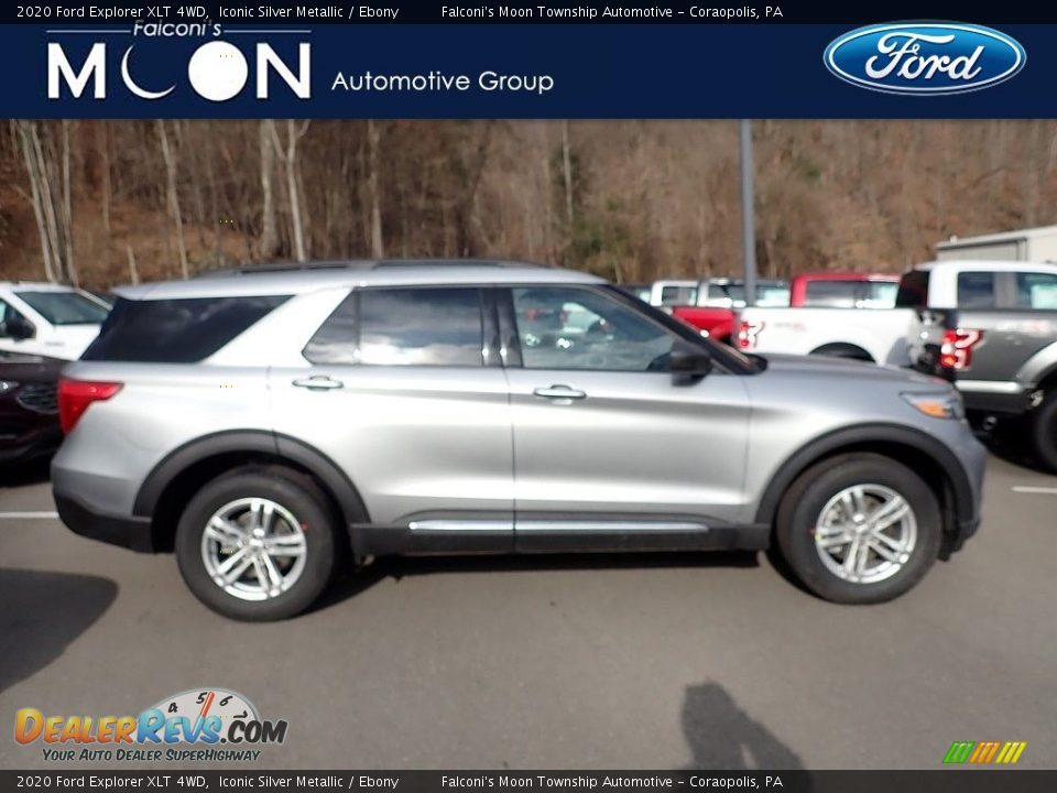 2020 Ford Explorer XLT 4WD Iconic Silver Metallic / Ebony Photo #1