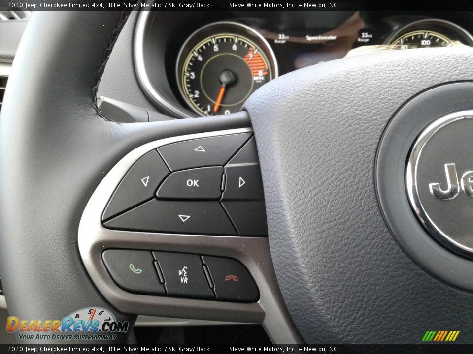2020 Jeep Cherokee Limited 4x4 Steering Wheel Photo #19