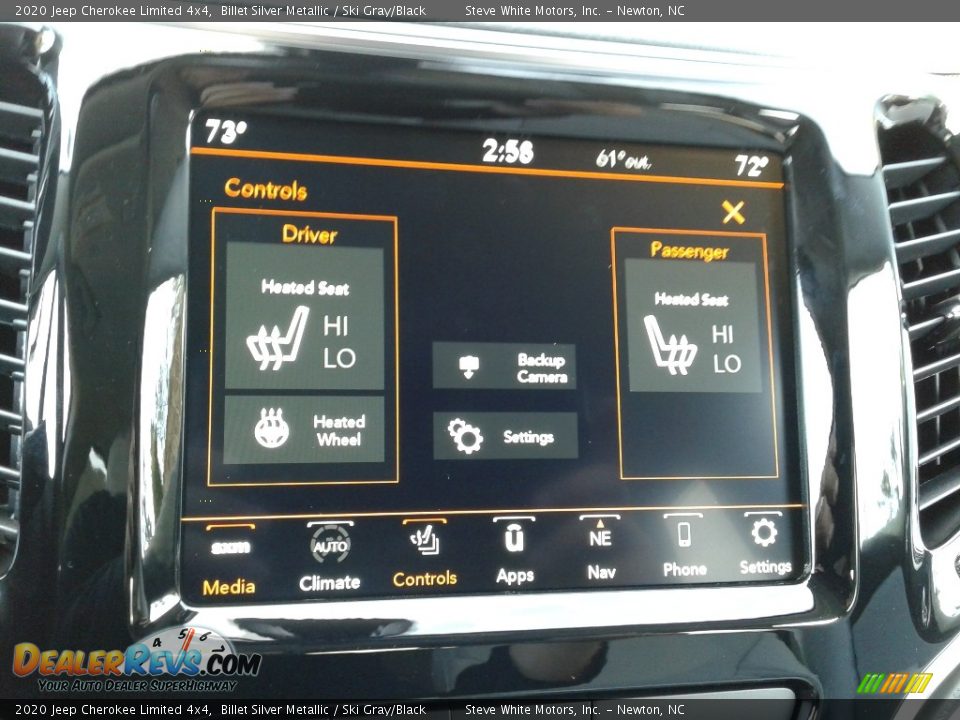 Controls of 2020 Jeep Cherokee Limited 4x4 Photo #24