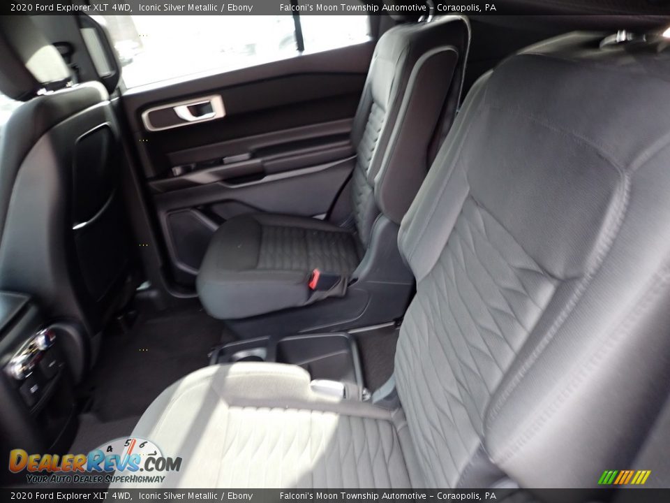 2020 Ford Explorer XLT 4WD Iconic Silver Metallic / Ebony Photo #8