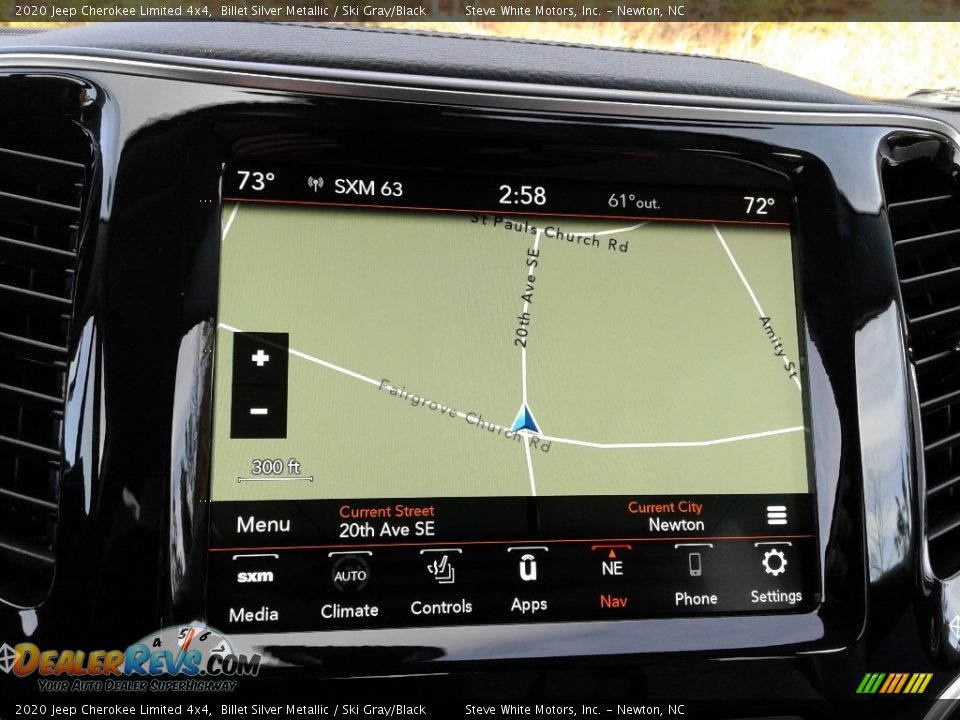 Navigation of 2020 Jeep Cherokee Limited 4x4 Photo #25