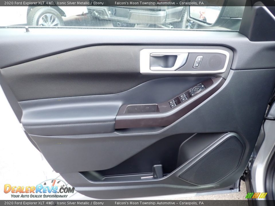 2020 Ford Explorer XLT 4WD Iconic Silver Metallic / Ebony Photo #10