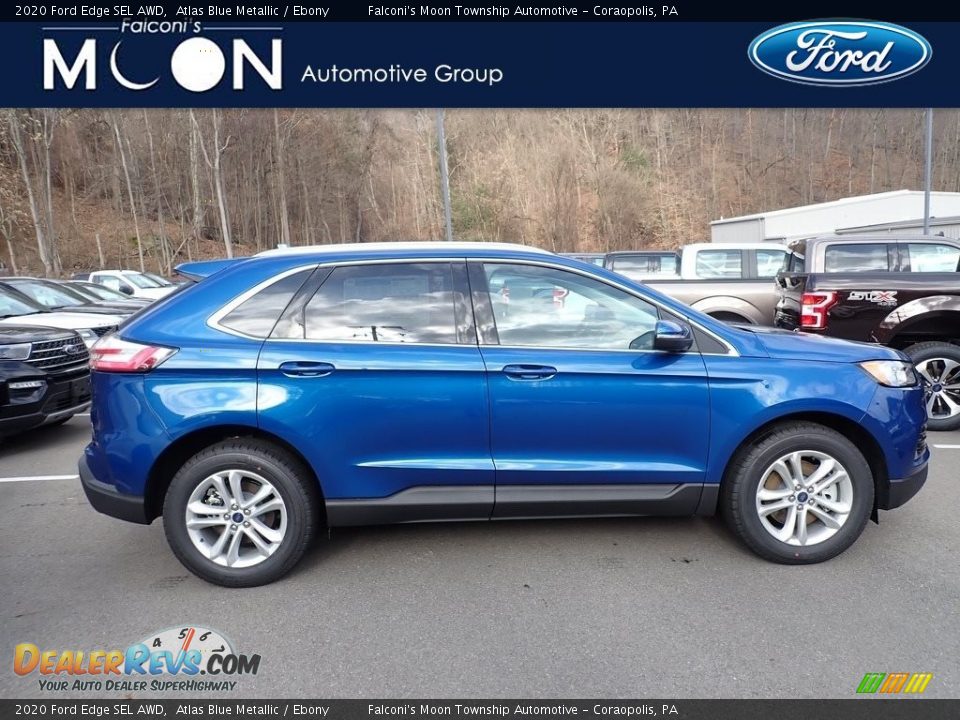 2020 Ford Edge SEL AWD Atlas Blue Metallic / Ebony Photo #1