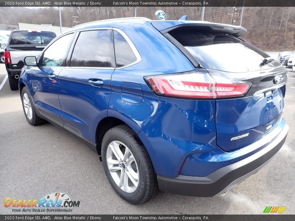 2020 Ford Edge SEL AWD Atlas Blue Metallic / Ebony Photo #6