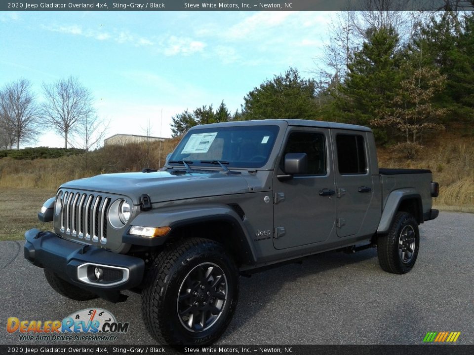 2020 Jeep Gladiator Overland 4x4 Sting-Gray / Black Photo #2