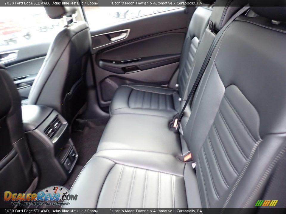 2020 Ford Edge SEL AWD Atlas Blue Metallic / Ebony Photo #8