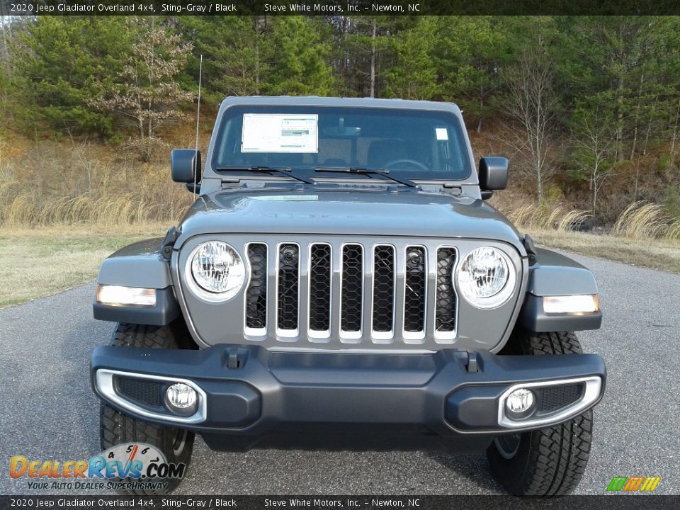 2020 Jeep Gladiator Overland 4x4 Sting-Gray / Black Photo #3