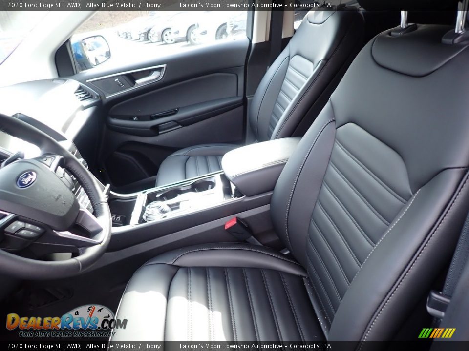 2020 Ford Edge SEL AWD Atlas Blue Metallic / Ebony Photo #10