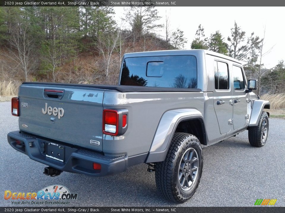 2020 Jeep Gladiator Overland 4x4 Sting-Gray / Black Photo #6