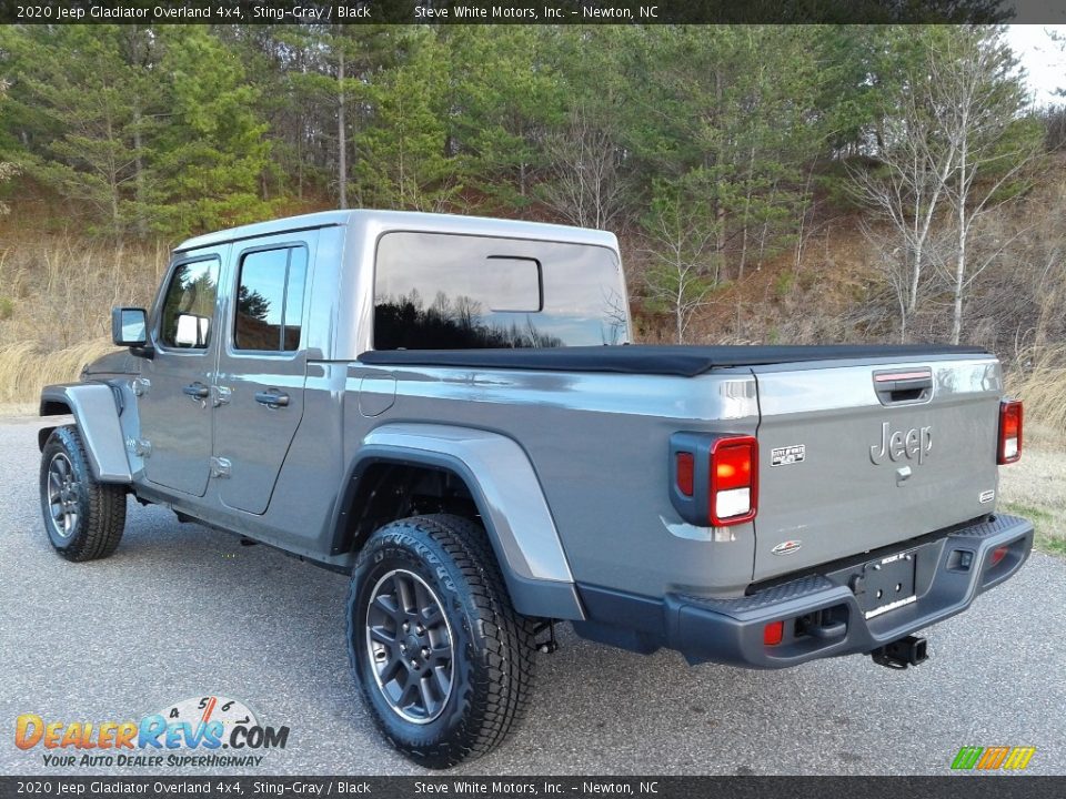 2020 Jeep Gladiator Overland 4x4 Sting-Gray / Black Photo #10