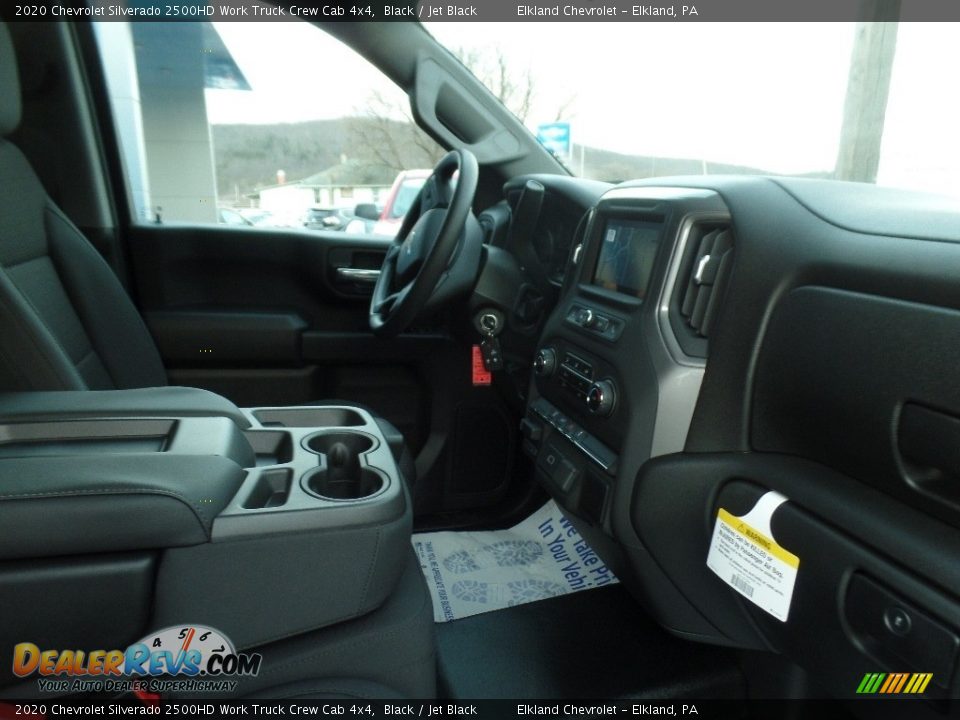 2020 Chevrolet Silverado 2500HD Work Truck Crew Cab 4x4 Black / Jet Black Photo #14