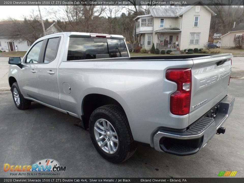 2020 Chevrolet Silverado 1500 LT Z71 Double Cab 4x4 Silver Ice Metallic / Jet Black Photo #5
