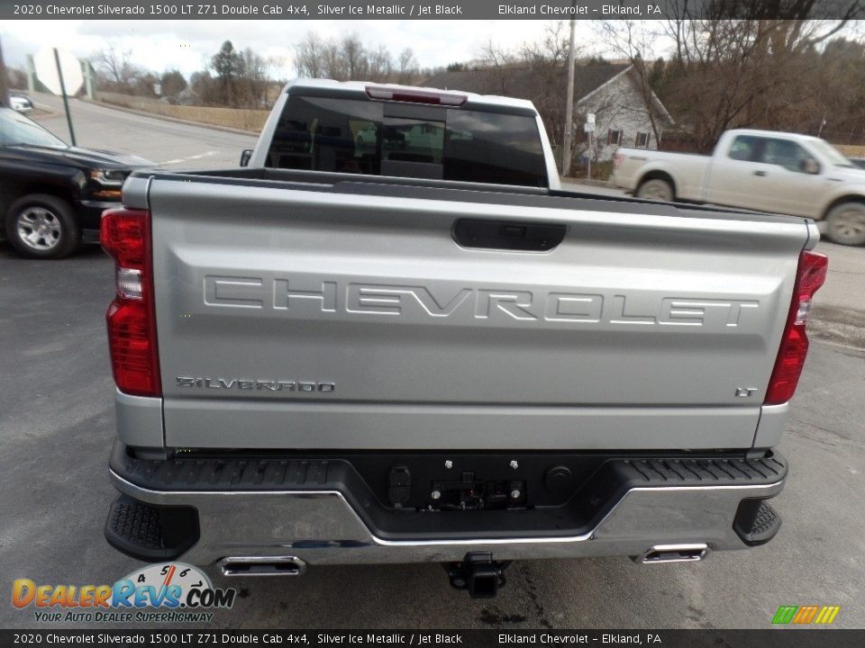 2020 Chevrolet Silverado 1500 LT Z71 Double Cab 4x4 Silver Ice Metallic / Jet Black Photo #6
