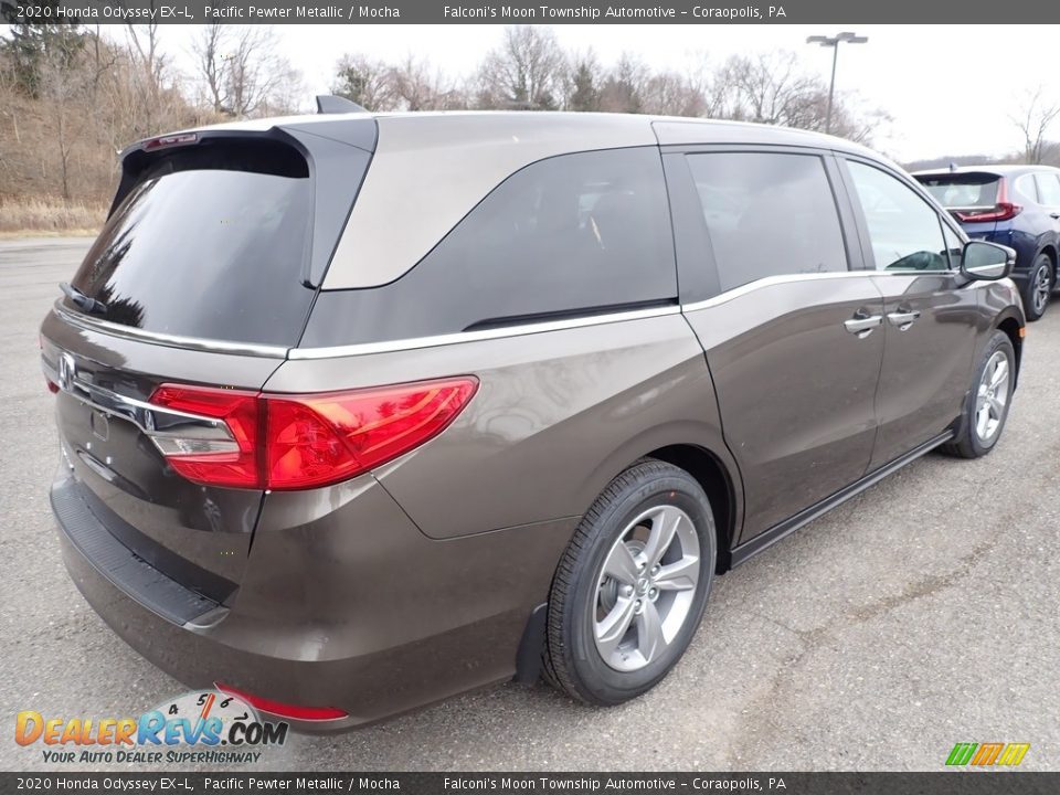 2020 Honda Odyssey EX-L Pacific Pewter Metallic / Mocha Photo #4