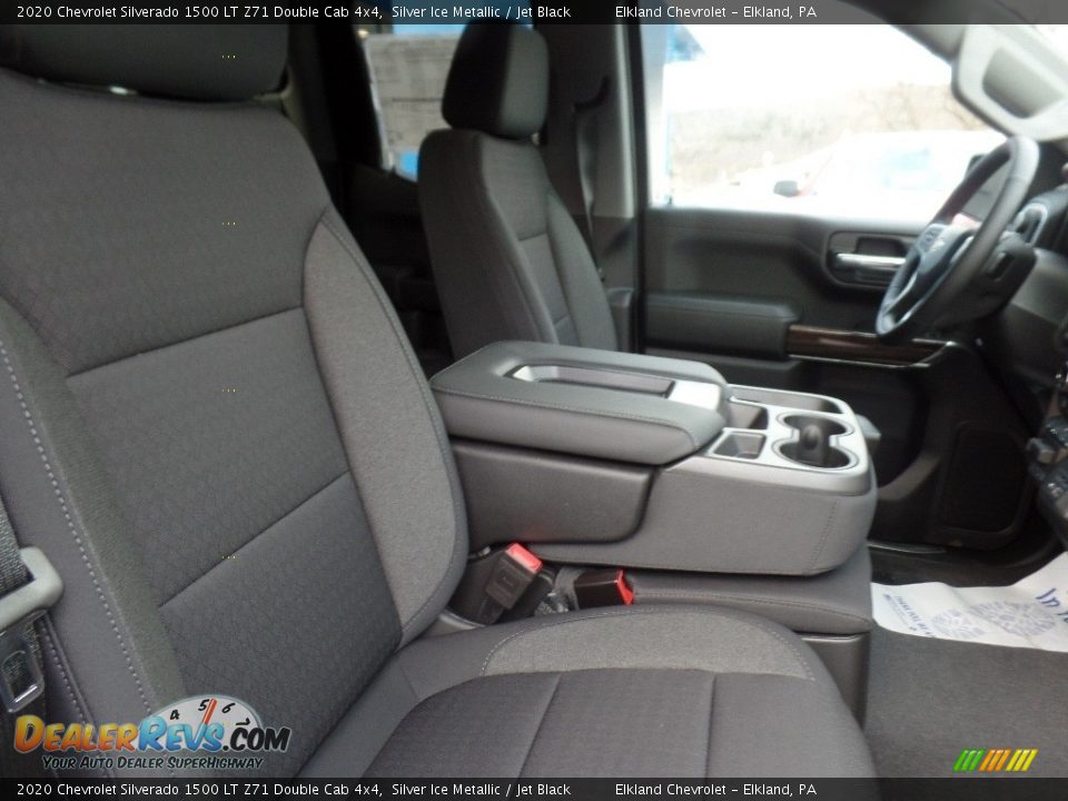 2020 Chevrolet Silverado 1500 LT Z71 Double Cab 4x4 Silver Ice Metallic / Jet Black Photo #13