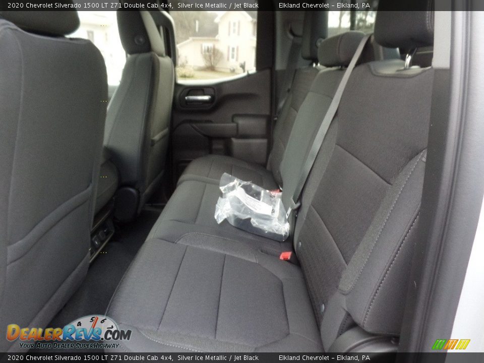 2020 Chevrolet Silverado 1500 LT Z71 Double Cab 4x4 Silver Ice Metallic / Jet Black Photo #16
