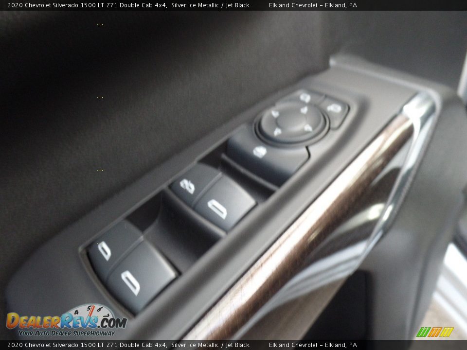2020 Chevrolet Silverado 1500 LT Z71 Double Cab 4x4 Silver Ice Metallic / Jet Black Photo #19