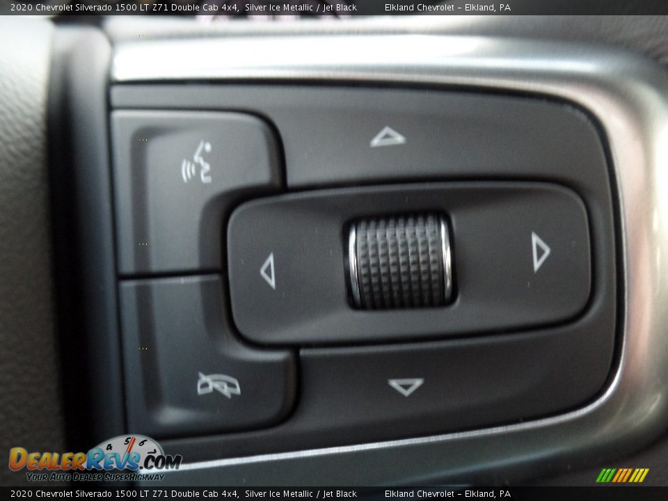 2020 Chevrolet Silverado 1500 LT Z71 Double Cab 4x4 Silver Ice Metallic / Jet Black Photo #25