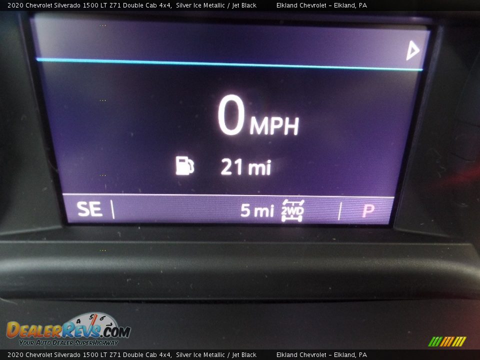 2020 Chevrolet Silverado 1500 LT Z71 Double Cab 4x4 Silver Ice Metallic / Jet Black Photo #26