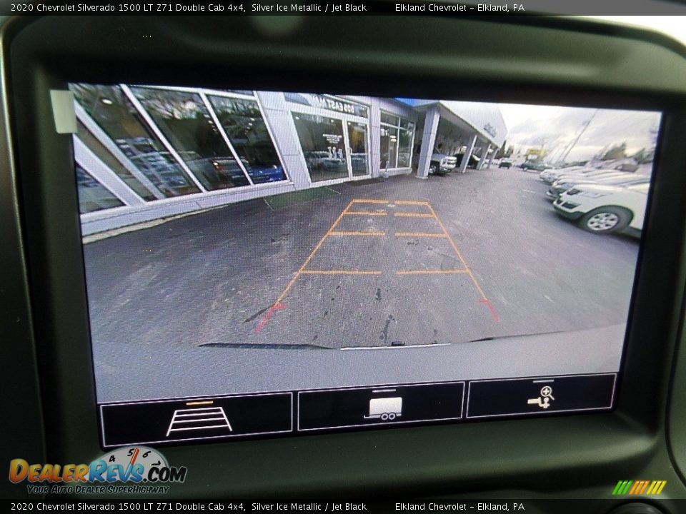 2020 Chevrolet Silverado 1500 LT Z71 Double Cab 4x4 Silver Ice Metallic / Jet Black Photo #31
