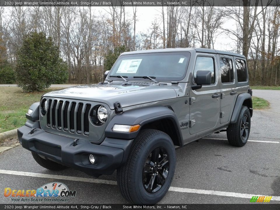 2020 Jeep Wrangler Unlimited Altitude 4x4 Sting-Gray / Black Photo #2