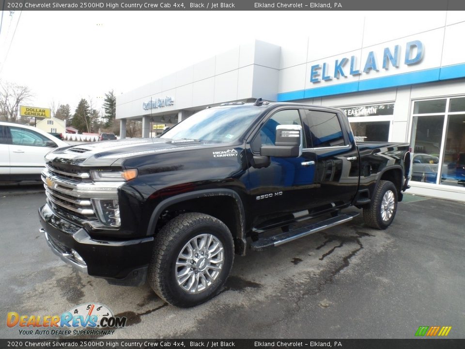 2020 Chevrolet Silverado 2500HD High Country Crew Cab 4x4 Black / Jet Black Photo #1