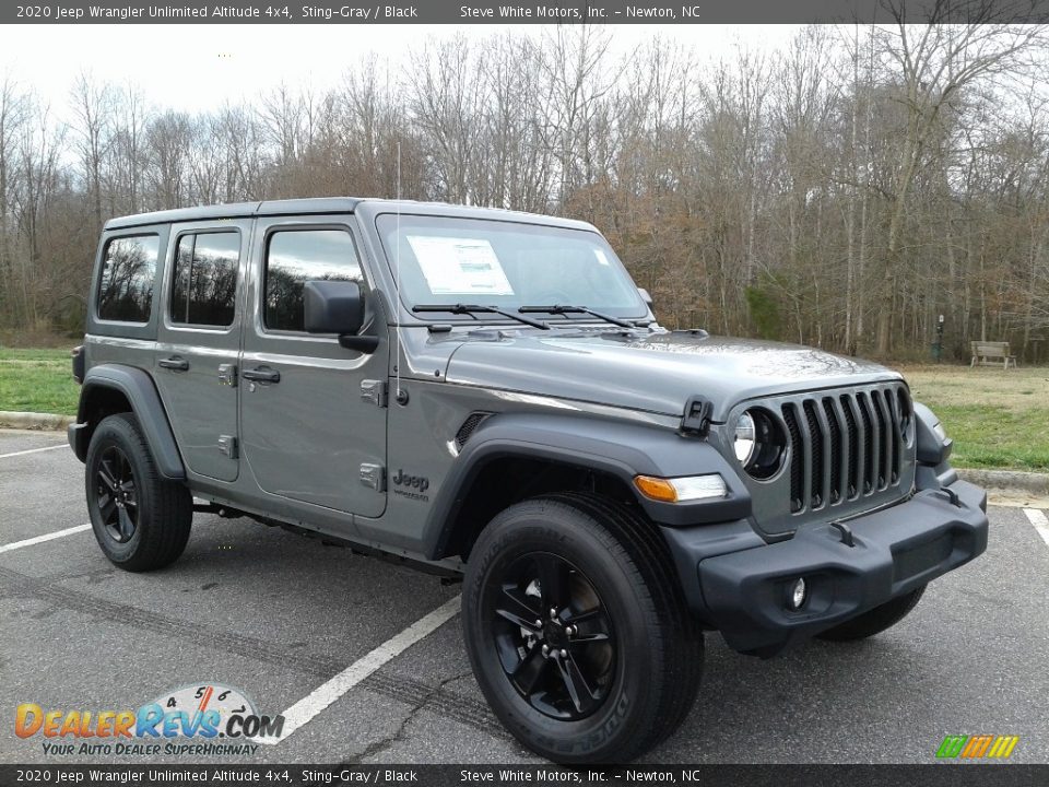 2020 Jeep Wrangler Unlimited Altitude 4x4 Sting-Gray / Black Photo #4