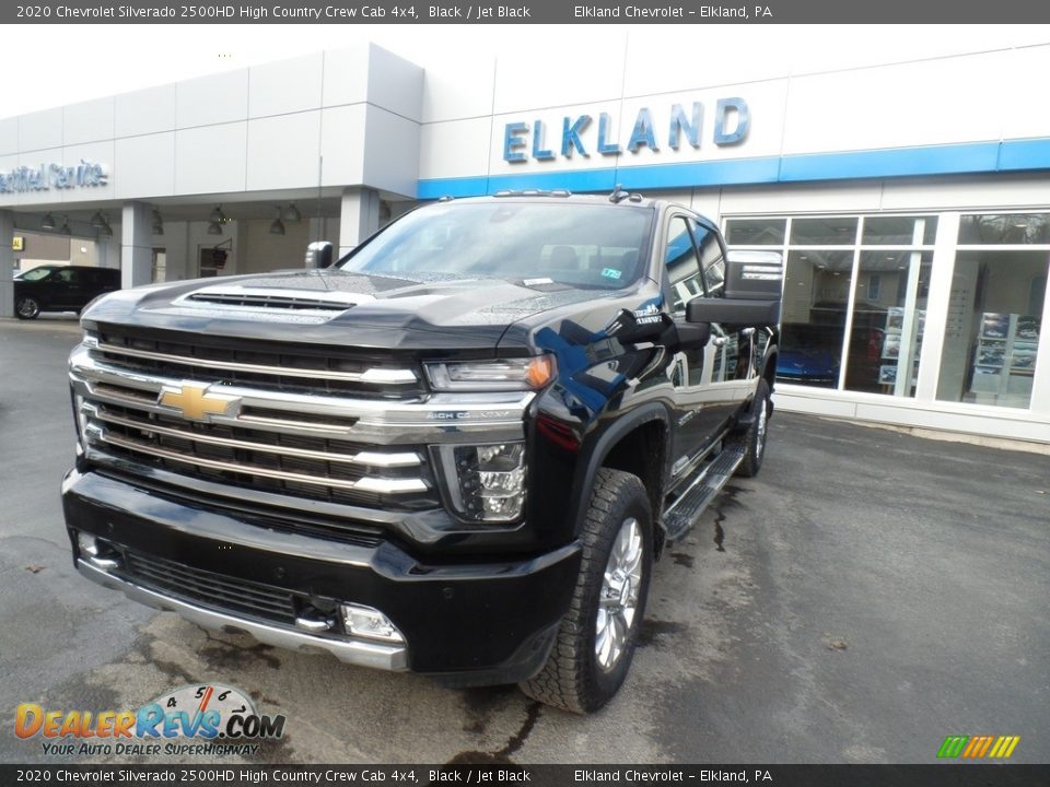 2020 Chevrolet Silverado 2500HD High Country Crew Cab 4x4 Black / Jet Black Photo #2
