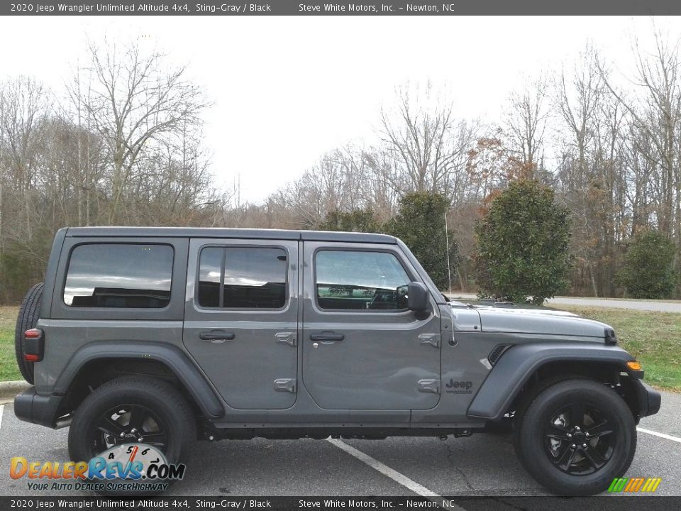 2020 Jeep Wrangler Unlimited Altitude 4x4 Sting-Gray / Black Photo #5