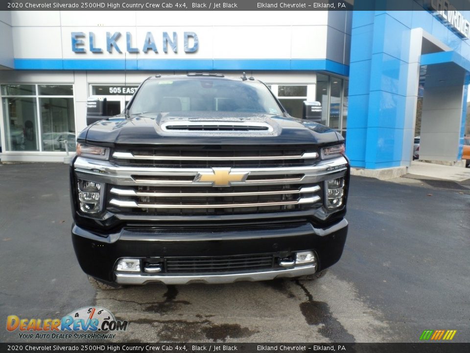 2020 Chevrolet Silverado 2500HD High Country Crew Cab 4x4 Black / Jet Black Photo #3