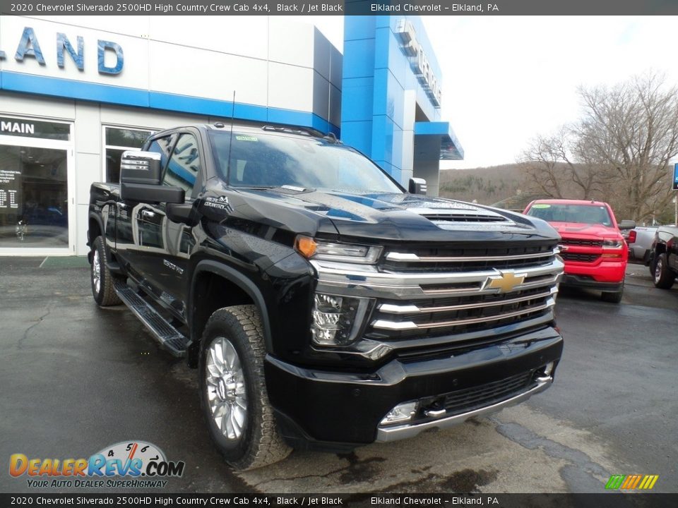 2020 Chevrolet Silverado 2500HD High Country Crew Cab 4x4 Black / Jet Black Photo #4