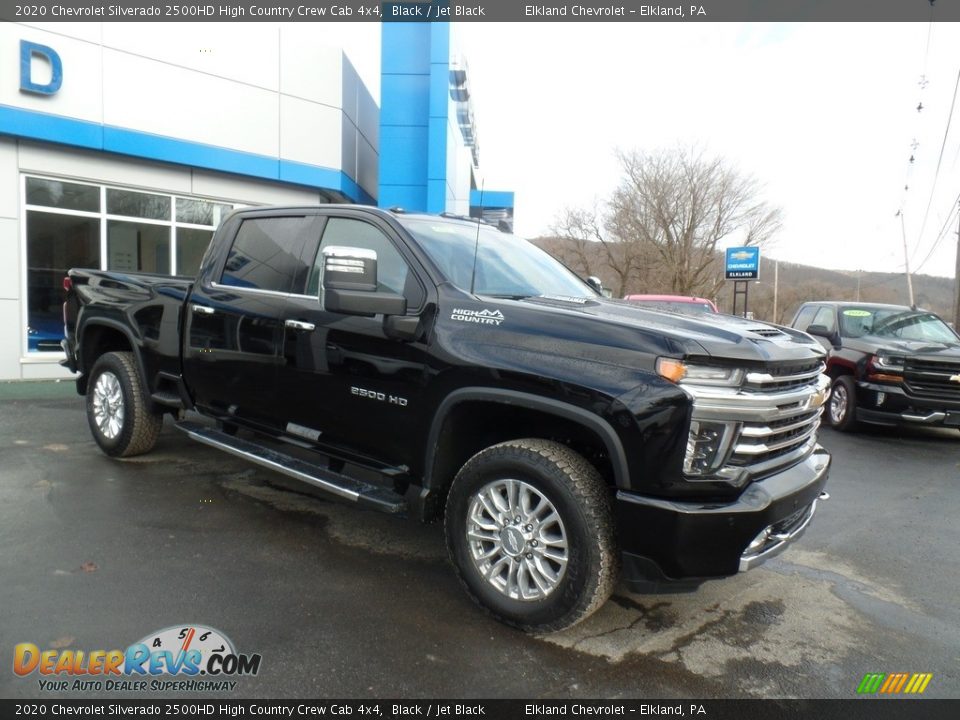 2020 Chevrolet Silverado 2500HD High Country Crew Cab 4x4 Black / Jet Black Photo #5
