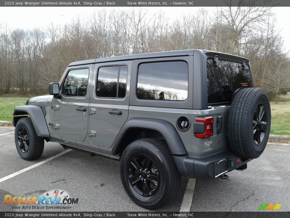 2020 Jeep Wrangler Unlimited Altitude 4x4 Sting-Gray / Black Photo #8