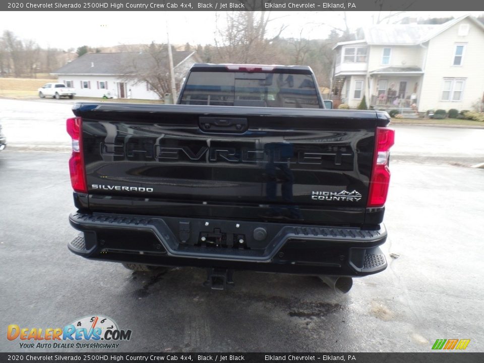 2020 Chevrolet Silverado 2500HD High Country Crew Cab 4x4 Black / Jet Black Photo #8
