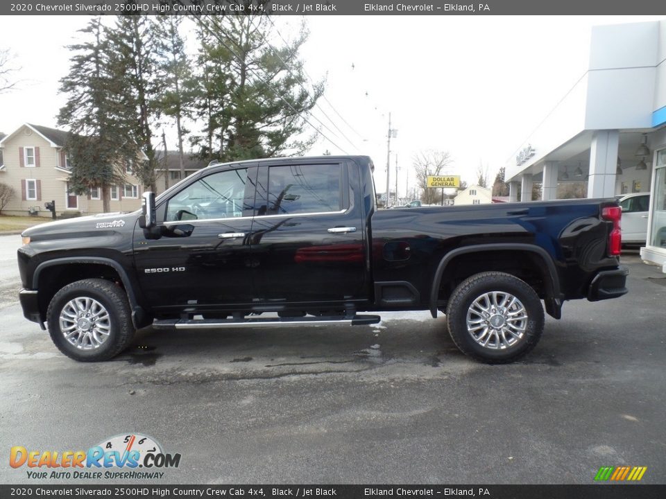 2020 Chevrolet Silverado 2500HD High Country Crew Cab 4x4 Black / Jet Black Photo #10